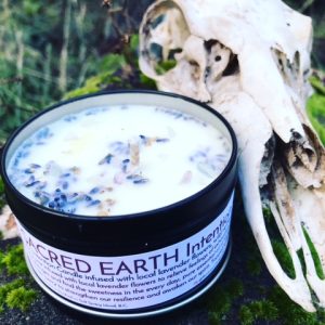 sacred earth intention candle